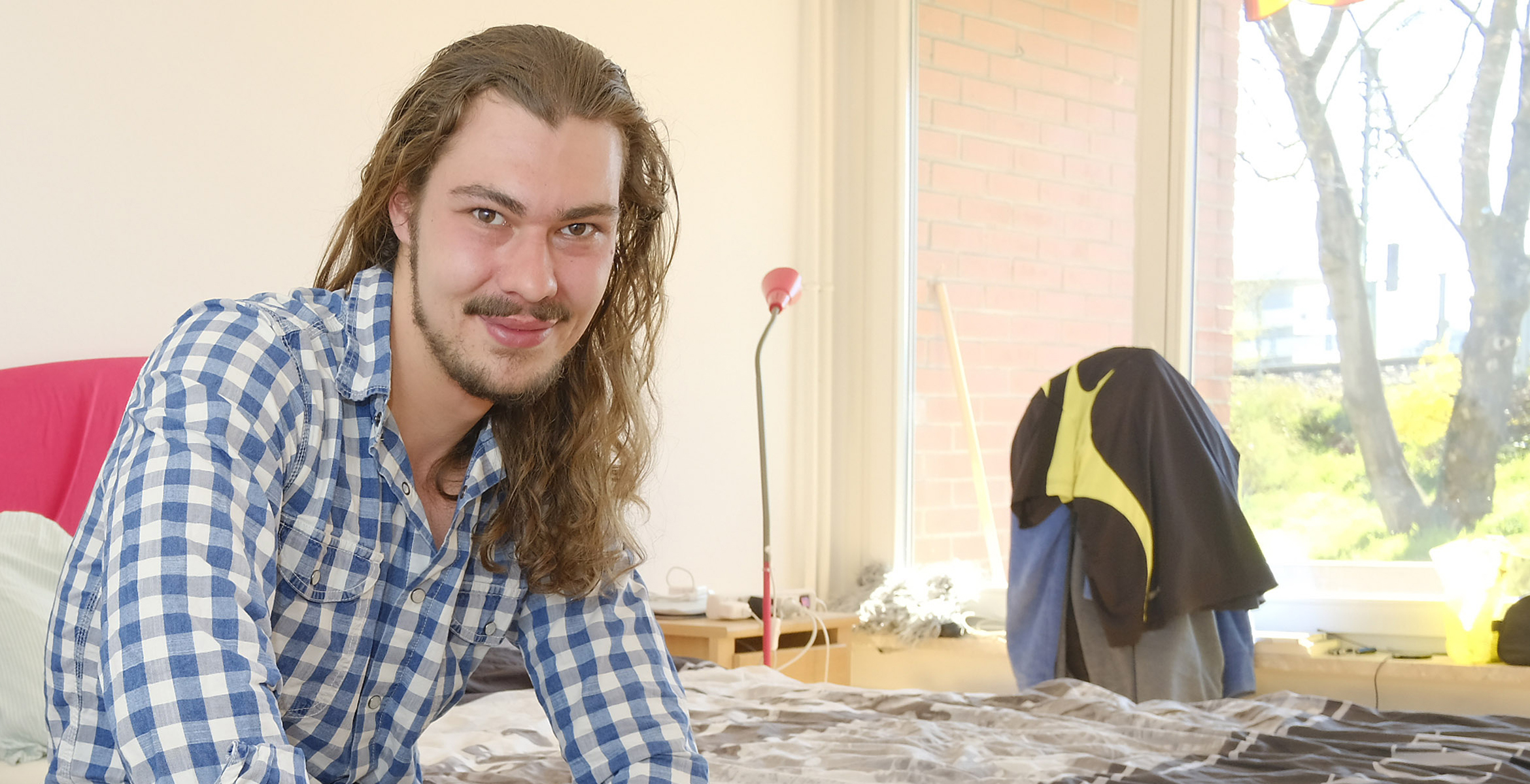 Dustin Peter, Teilnehmer Hilfsprogramm Housing First Basel