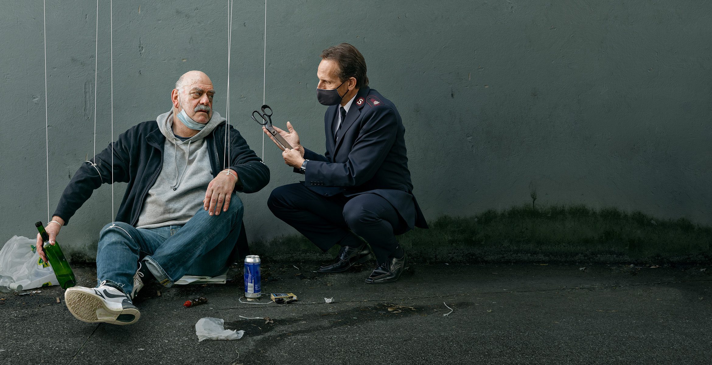 alkoholkrank Suchtkampagne 2021