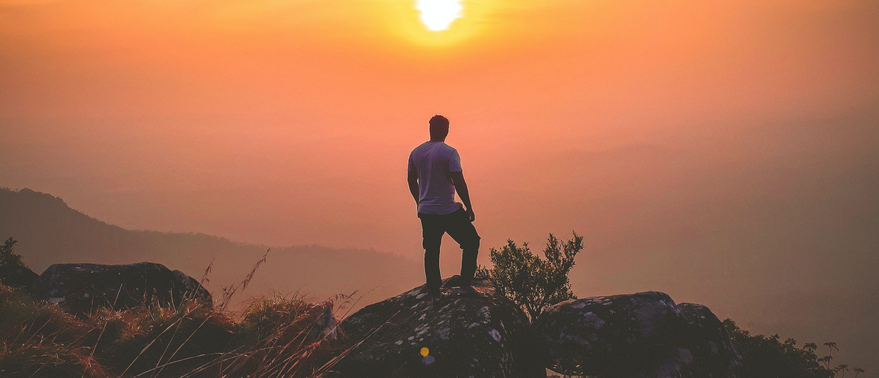 Morgenstimmung auf einer Anhöhe