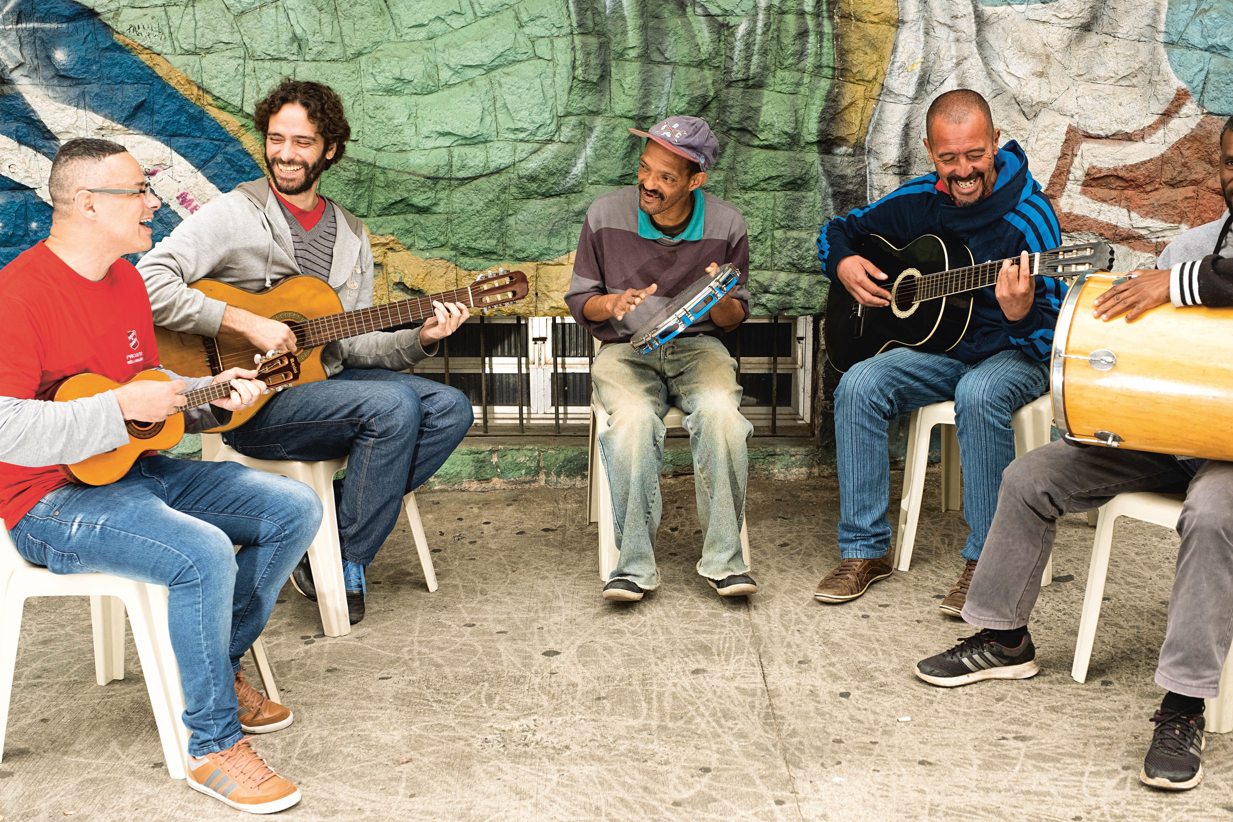 Three Hearts Projekt in Brasilien – gemeinsames Musizieren