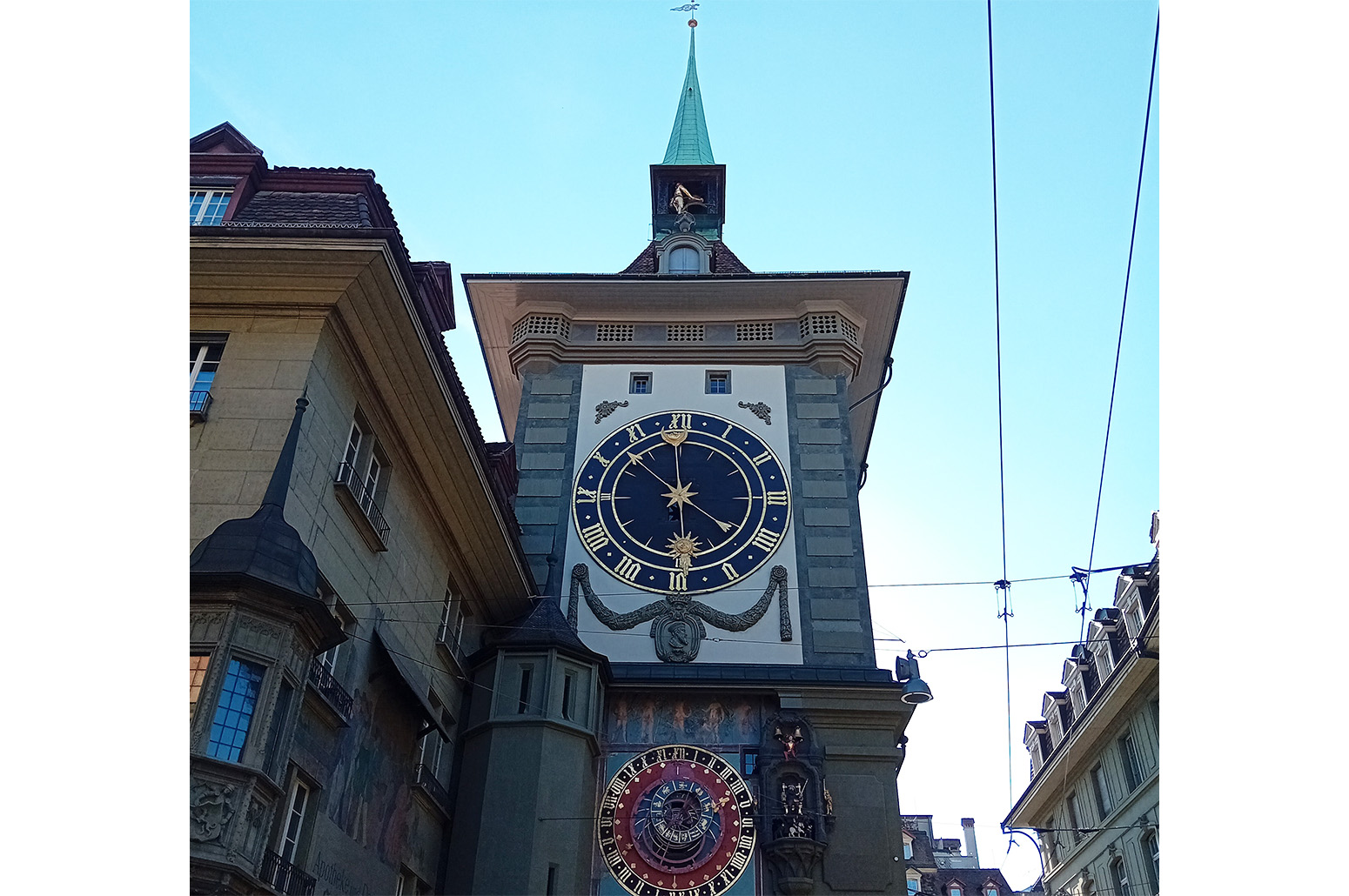 Zytglogge in Bern, Kinder- und Jugendhaus Paradies (2024).